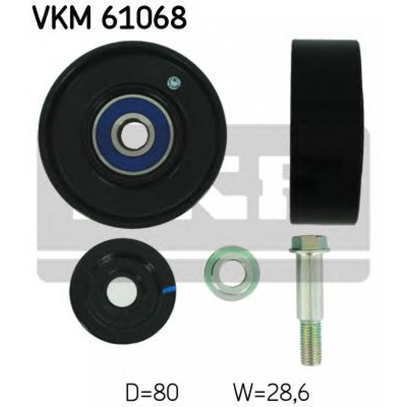 VKM 61068 SKF Ролик модуля натягувача ременя